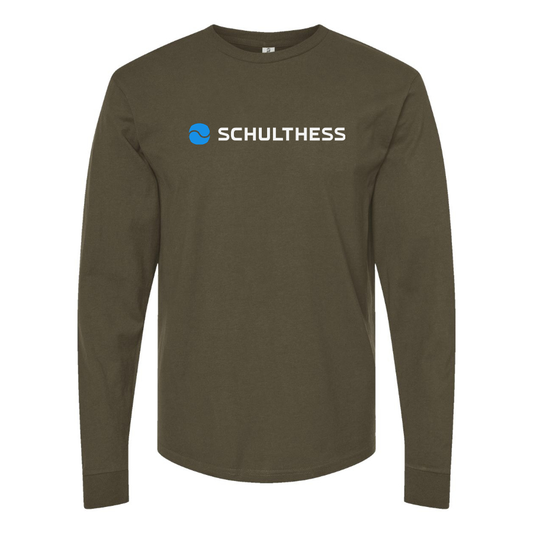 Men's  Schulthess Logo Cotton Long Sleeve T-Shirt