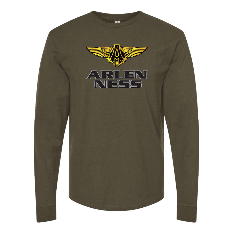 Men's Arlen Ness  Logo Cotton Long Sleeve T-Shirt