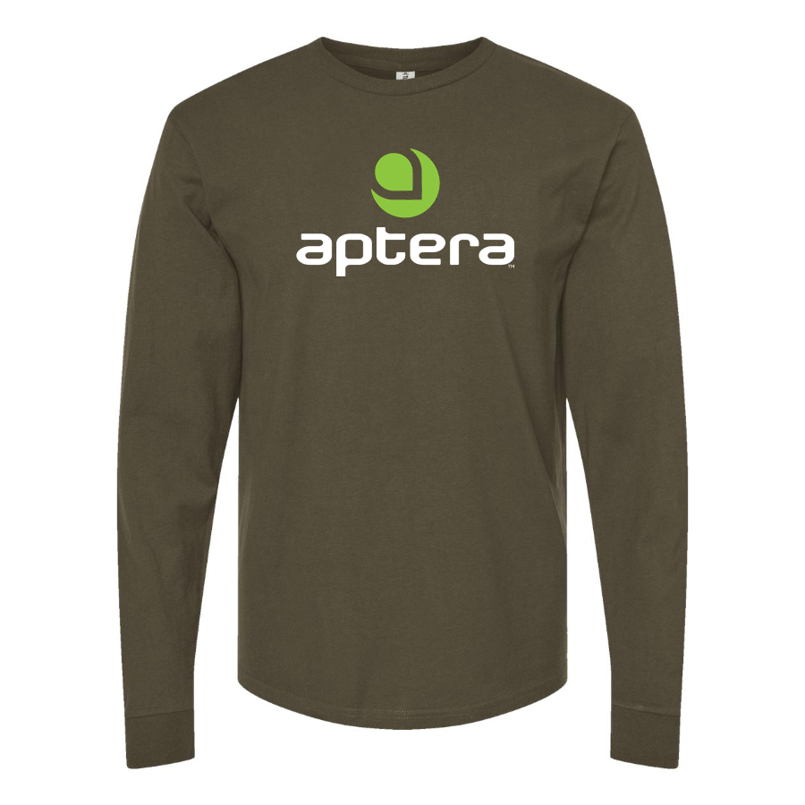 Men's  Aptera Motors Logo Cotton Long Sleeve T-Shirt