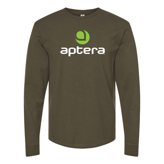 Men's  Aptera Motors Logo Cotton Long Sleeve T-Shirt