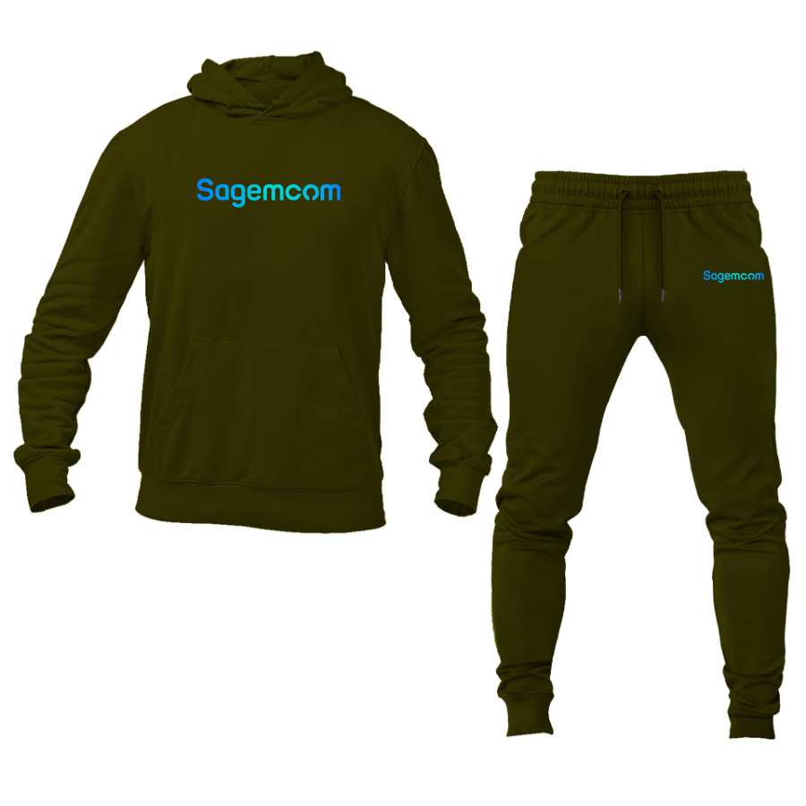 Men's Sagemcom Logo Hoodie Joggers Set