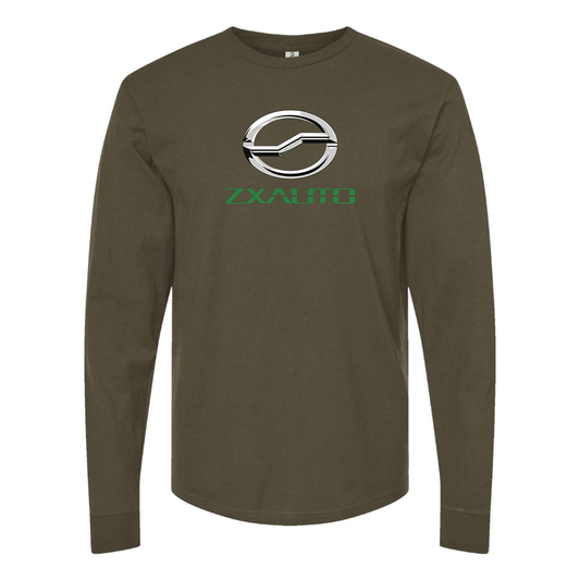 Men's ZX Logo  Cotton Long Sleeve T-Shirt