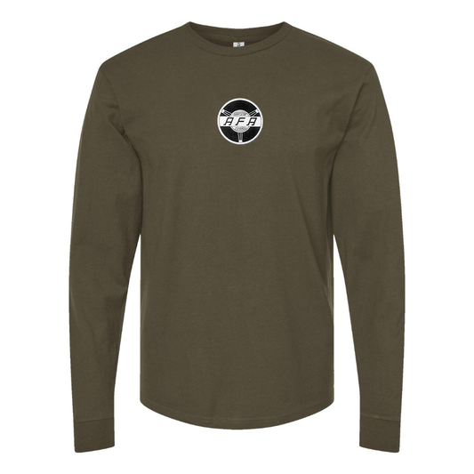 Men's AFA Logo Cotton Long Sleeve T-Shirt