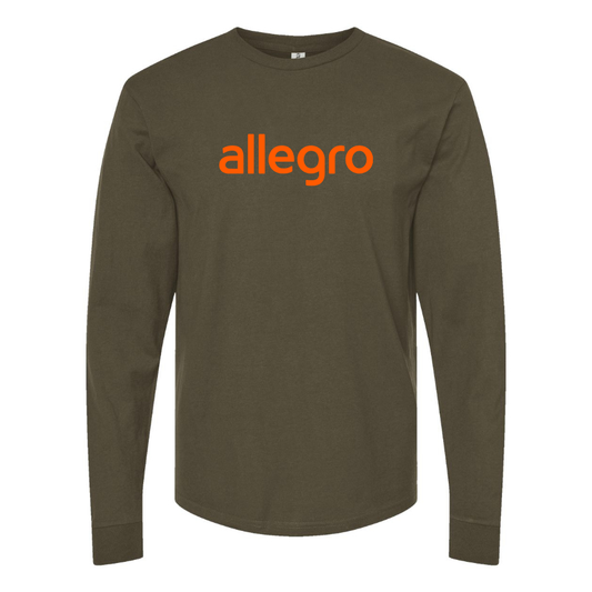 Men's Allegro Logo Cotton Long Sleeve T-Shirt