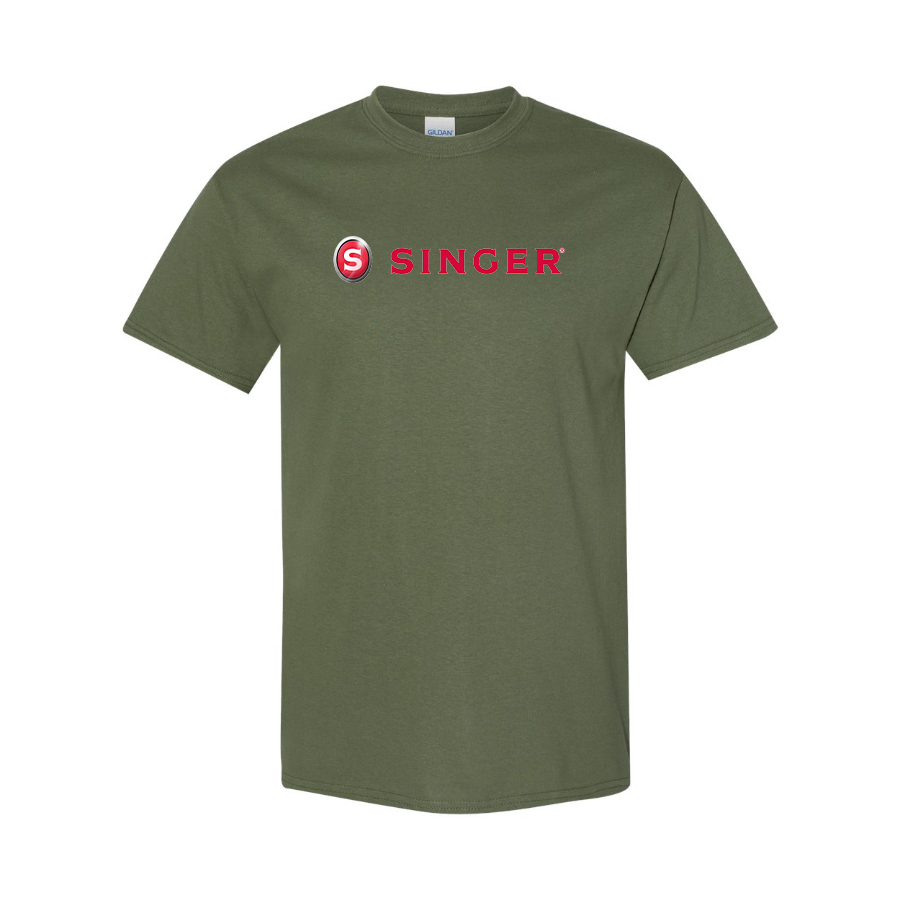 Men's Singer Logo Cotton T-Shirt