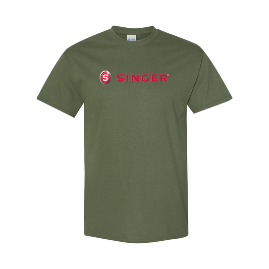 Men's Singer Logo Cotton T-Shirt