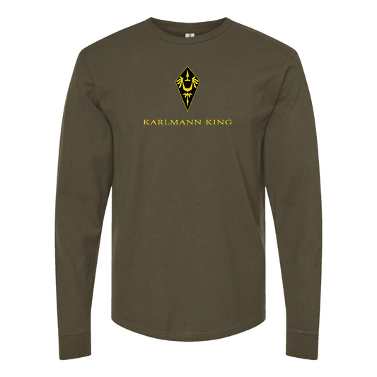 Men's Karlmann King  Logo Cotton Long Sleeve T-Shirt