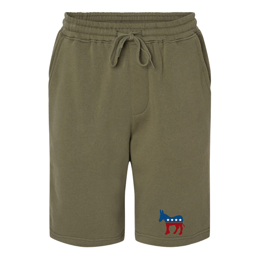 Men's Democrat Election Symbol Independent Trading Co Midweight Fleece Shorts