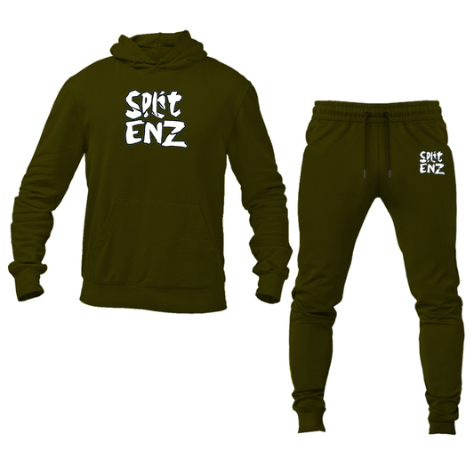 Men's Split Enz Logo Hoodie Joggers Set