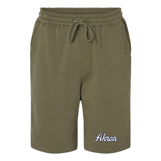 Men's Akron Zips  Independent Trading Co Midweight Fleece Shorts