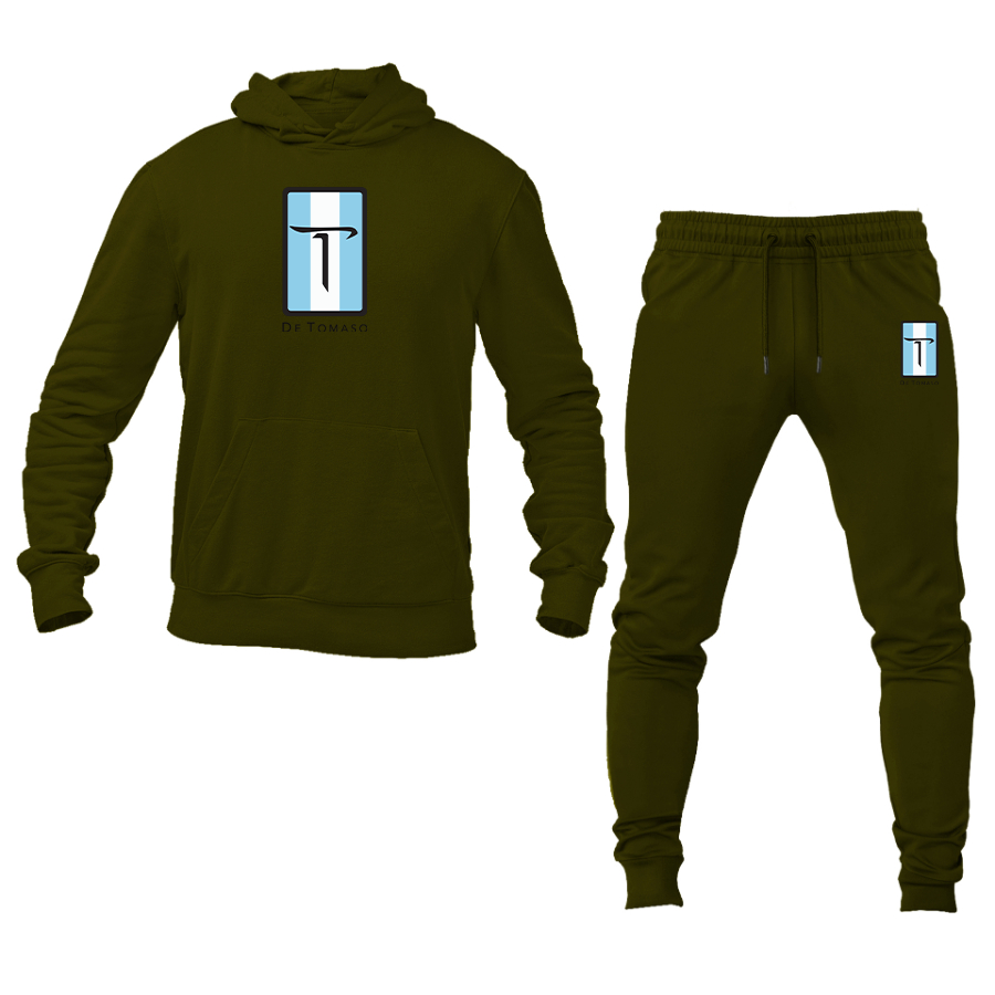 Men's De Tomaso Logo Hoodie Joggers Set