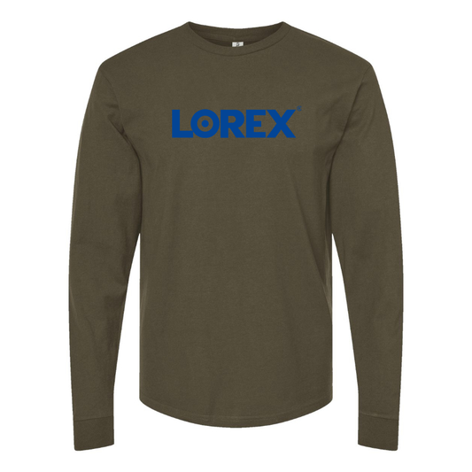 Men's Lorex Technology Logo Cotton Long Sleeve T-Shirt