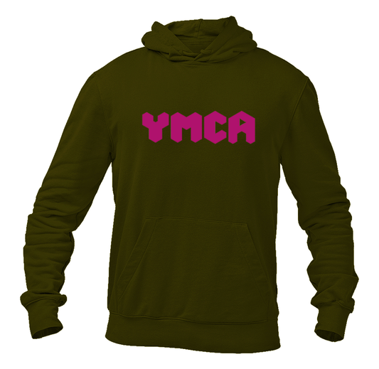 Men's  YMCA Mauve Heavy Blend Hooded Sweatshirt