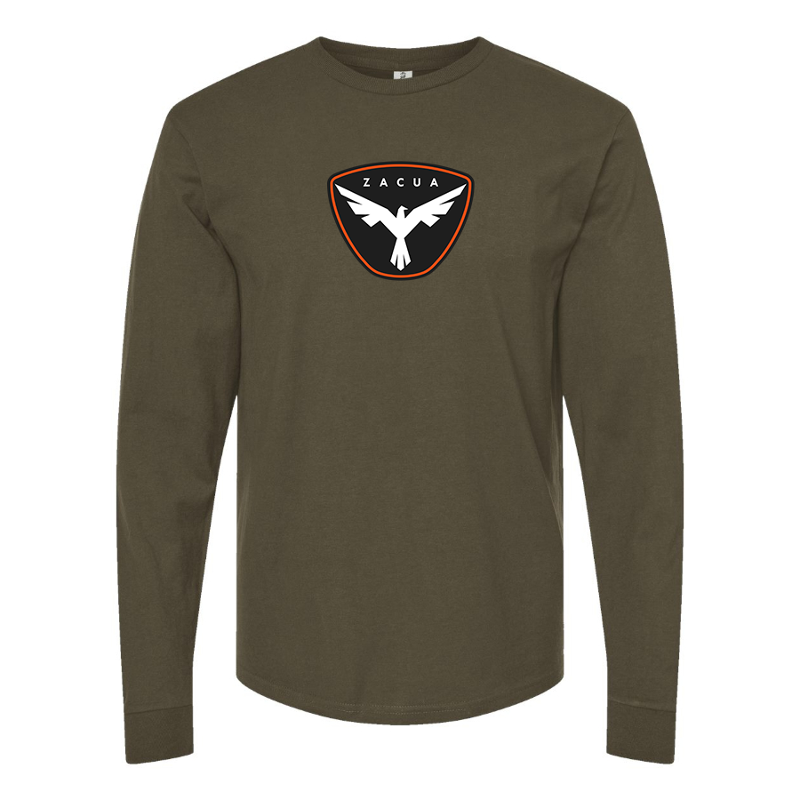 Men's Zacua Logo  Cotton Long Sleeve T-Shirt