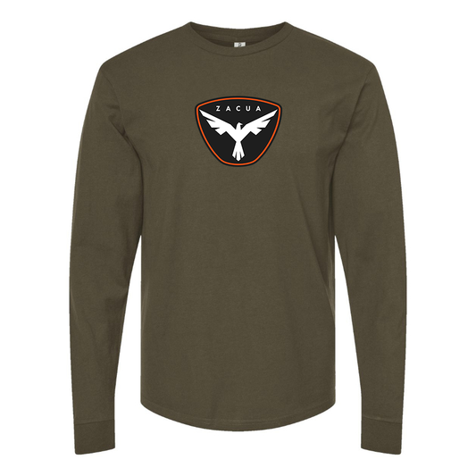Men's Zacua Logo  Cotton Long Sleeve T-Shirt
