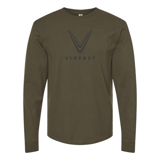 Men's VinFast Logo Cotton Long Sleeve T-Shirt