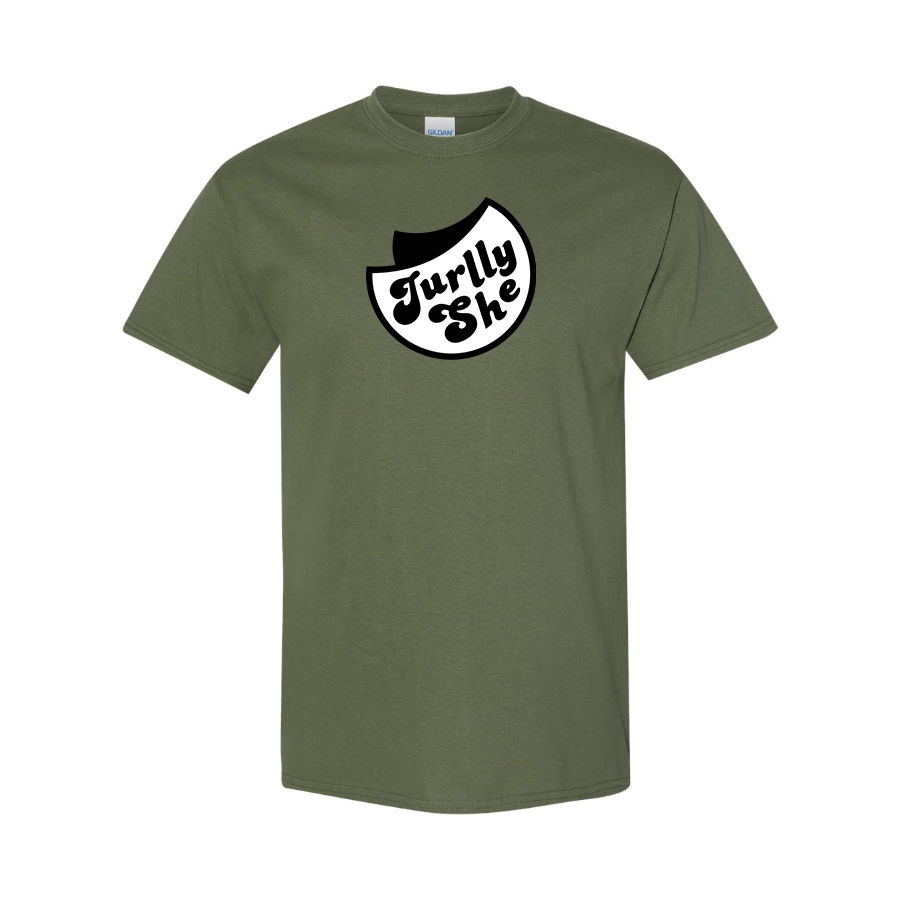 Men's Jurllyshe Logo Cotton T-Shirt