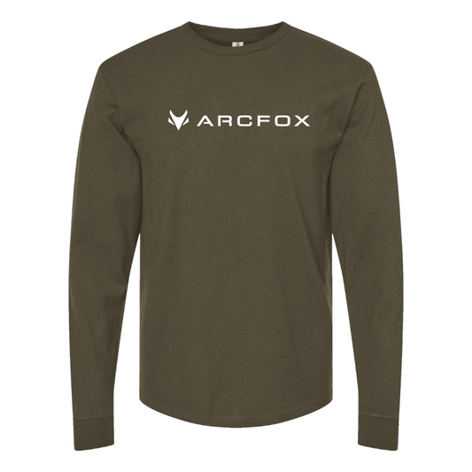 Men's Arcfox Logo Cotton Long Sleeve T-Shirt