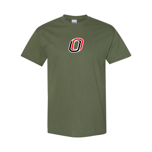 Men's Nebraska Omaha Mavericks Logo  Cotton T-Shirt