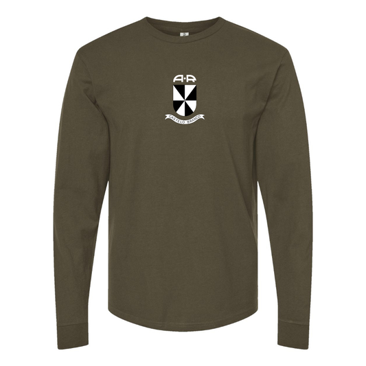 Men's Alcobia e Ribeiro Logo Cotton Long Sleeve T-Shirt