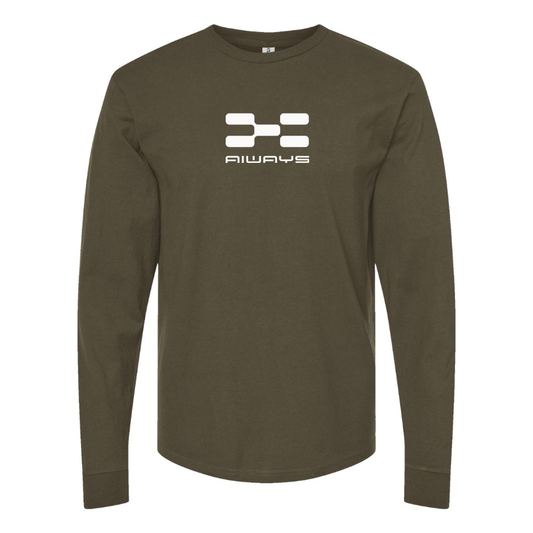 Men's Aiways Logo Cotton Long Sleeve T-Shirt