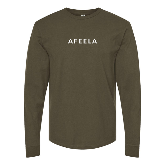 Men's Afeela  Logo Cotton Long Sleeve T-Shirt