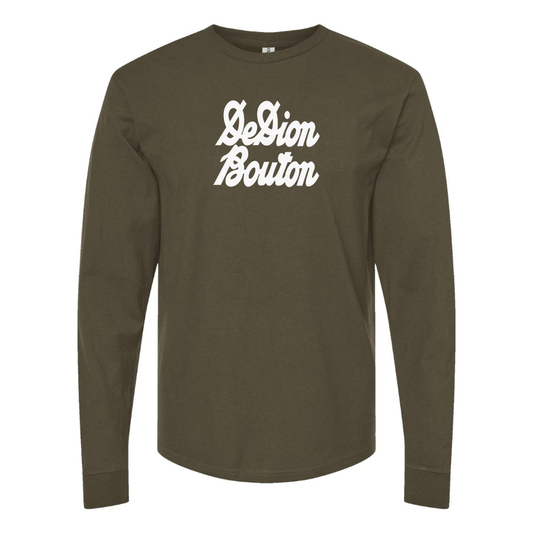 Men's De Dion Bouton Logo Cotton Long Sleeve T-Shirt