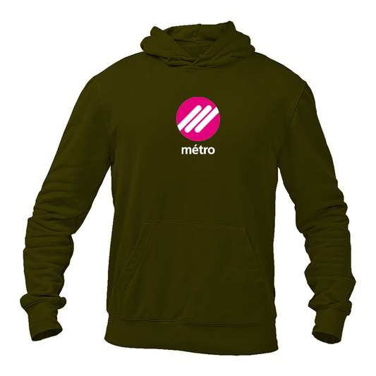 Men's Lausanne Métro Logo  Pullover Hoodie