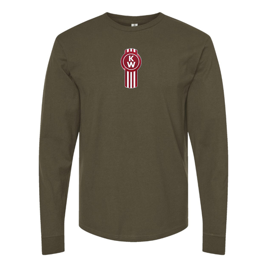 Men's Kenworth Logo Cotton Long Sleeve T-Shirt