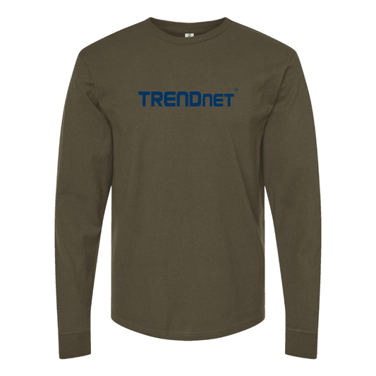 Men's TRENDnet Logo Cotton Long Sleeve T-Shirt