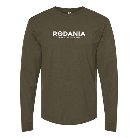 Men's  Rodania Logo  Cotton Long Sleeve T-Shirt
