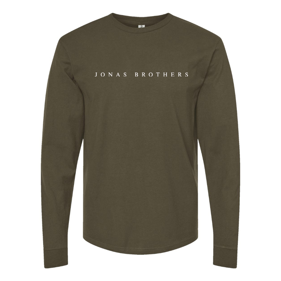 Men's Jonas Brothers Logo Cotton Long Sleeve T-Shirt