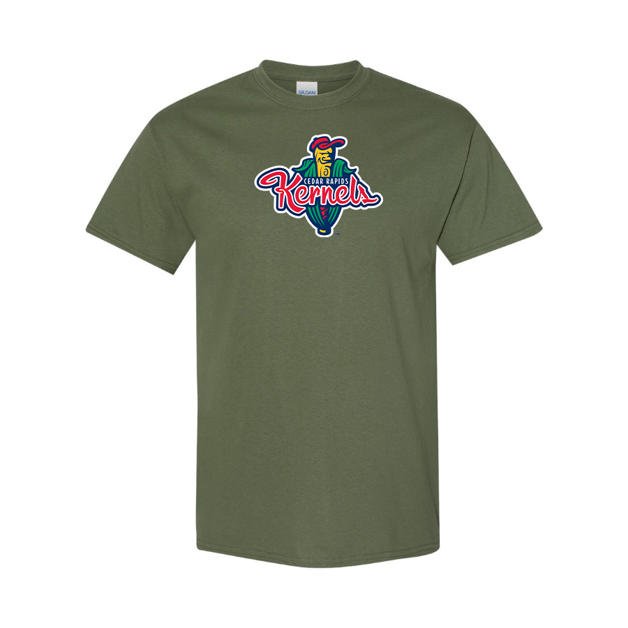 Men's Cedar Rapids Kernels Logo Cotton T-Shirt