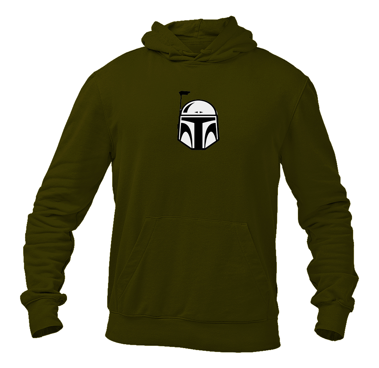 Men's Star Wars Boba Fett Helmet Heavy Blend Hooded Sweatshirt