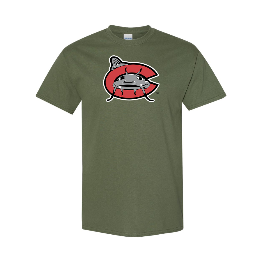Men's Carolina Mudcats Logo Cotton T-Shirt