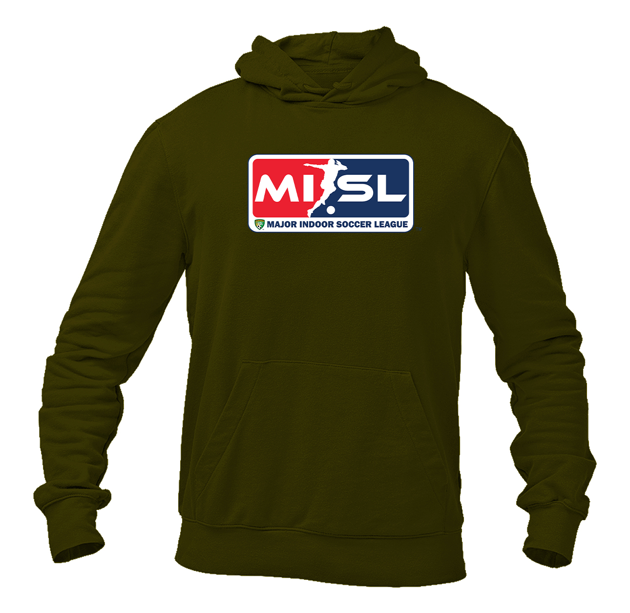 Men's Major Indoor Soccer League Logo Pullover Hoodie