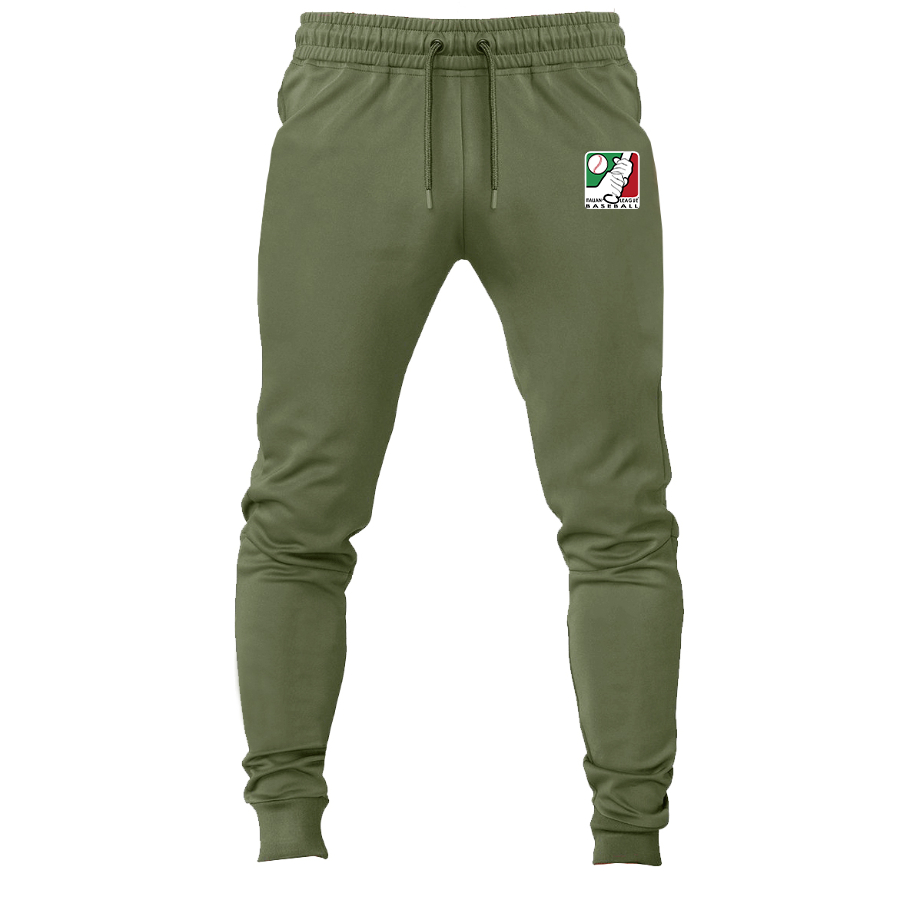 Men's Italian Baseball League Logo Sweatpants Joggers