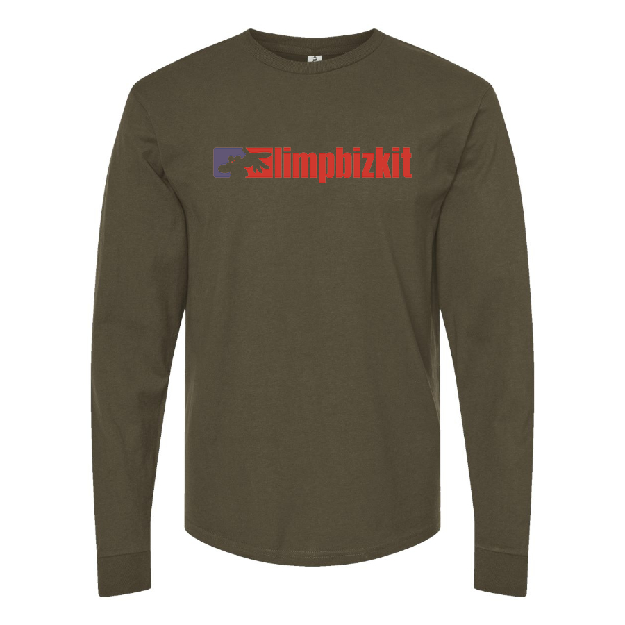 Men's Limp Bizkit Logo Cotton Long Sleeve T-Shirt