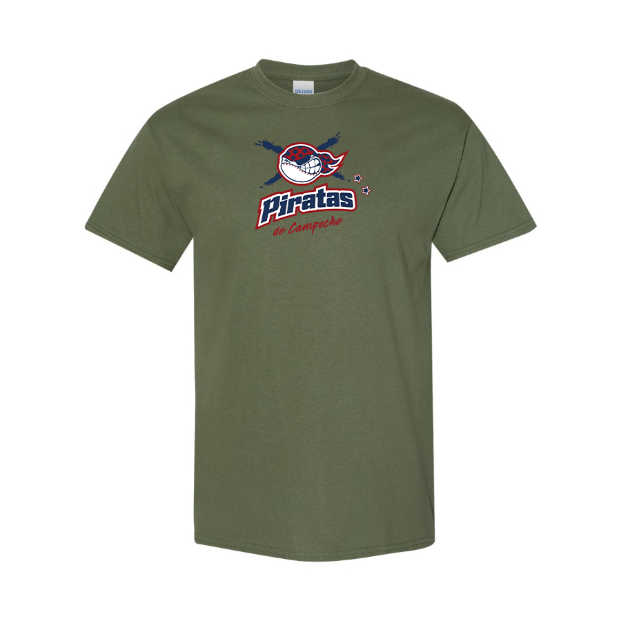 Men's Campeche Piratas  Logo Cotton T-Shirt