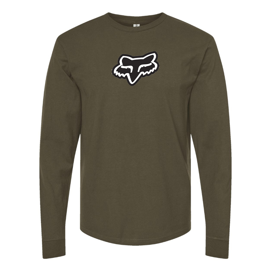 Men's fox racing  Cotton Long Sleeve T-Shirt