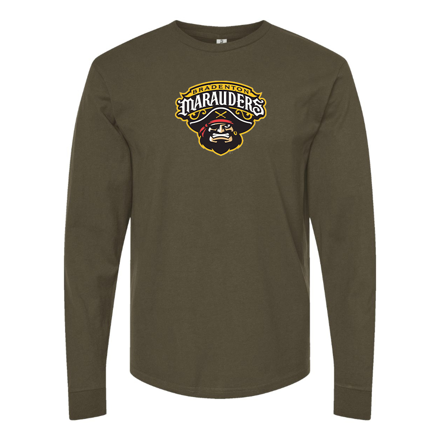 Men's Bradenton Marauders Logo Cotton Long Sleeve T-Shirt
