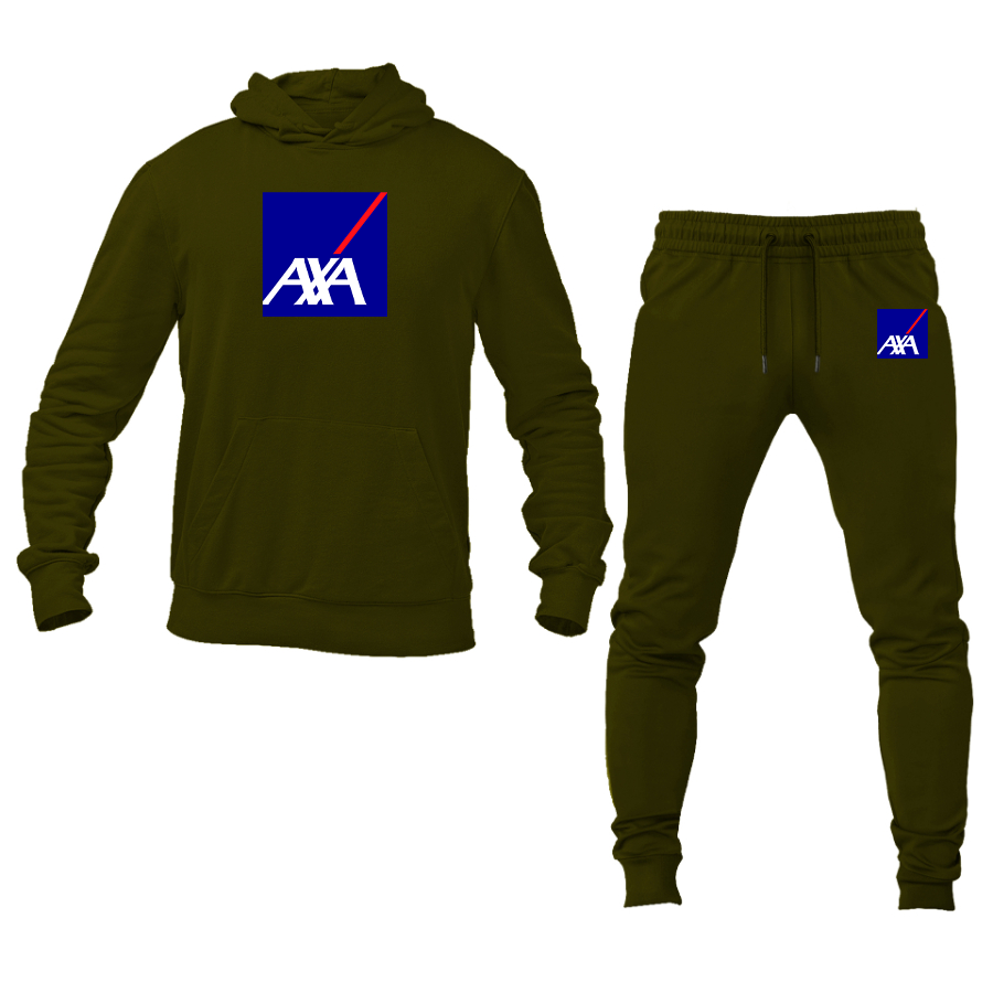 Men's Axa Logo Hoodie Joggers Set