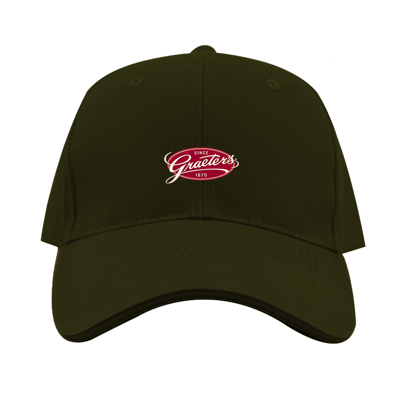 Graeters Logo  Dad Baseball Cap Hat