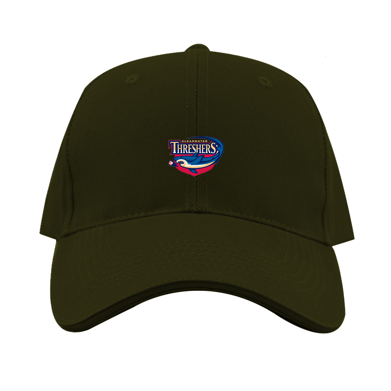 Clearwater Threshers Logo  Dad Baseball Cap Hat