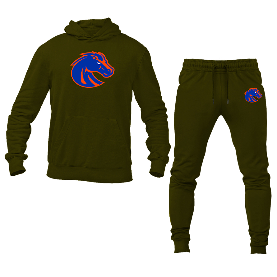 Men's Boise State Broncos  Hoodie Joggers Set