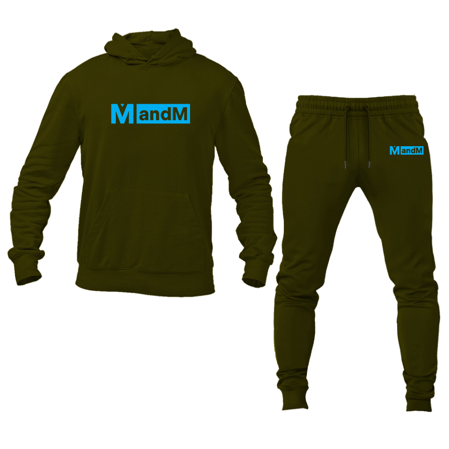 Men's MandM Logo Hoodie Joggers Set