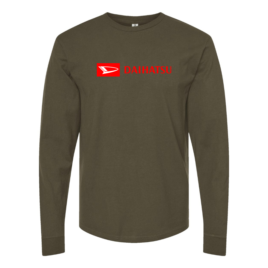 Men's  Daihatsu Logo Cotton Long Sleeve T-Shirt