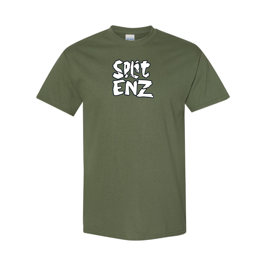 Men's Split Enz Logo Cotton T-Shirt