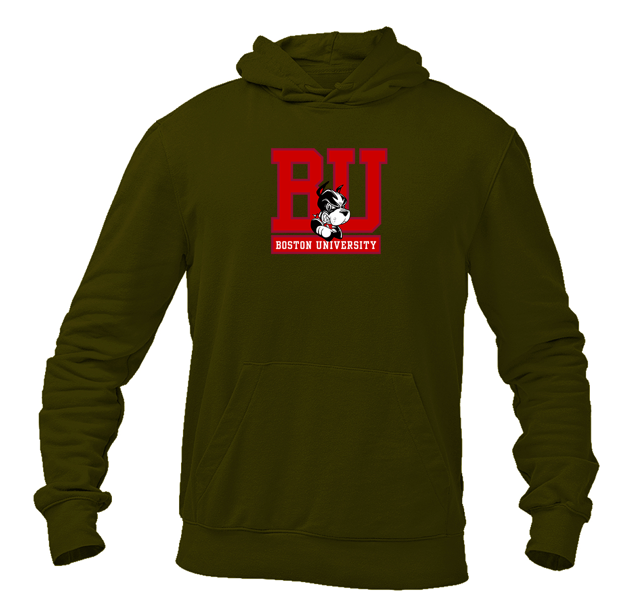 Men's Boston University Terriers Softstyle Midweight Hooded Sweatshirt