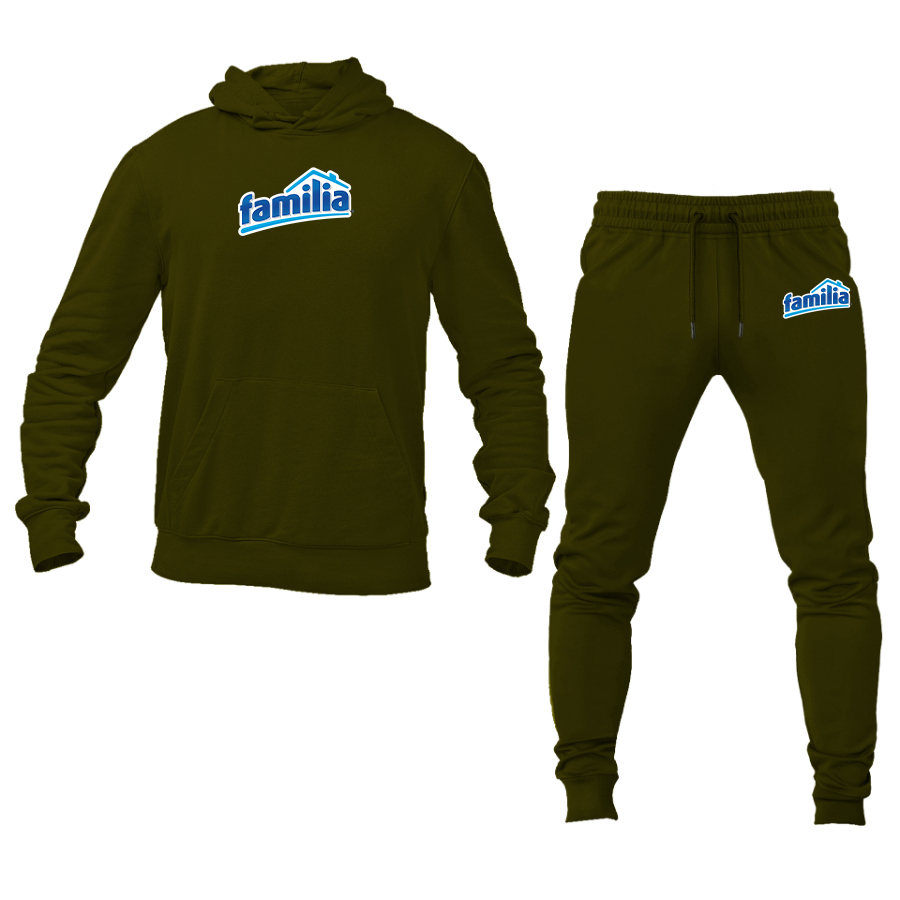 Men's Familia Logo Hoodie Joggers Set